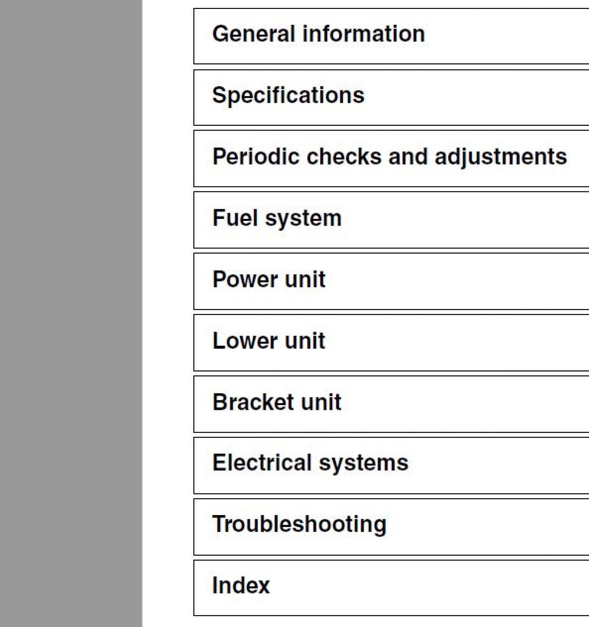 Yamaha Manual De Servi O De Motor De Popa Tempos F F Ft G