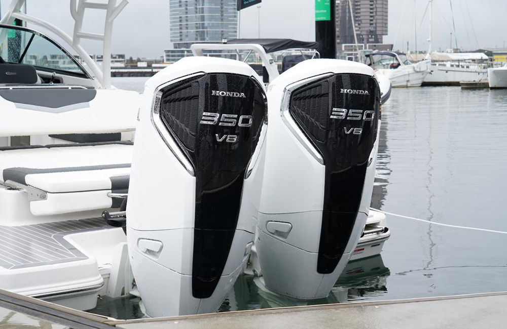 Motor De Popa Honda Bf Foi Exibido No Melbourne Boat Show