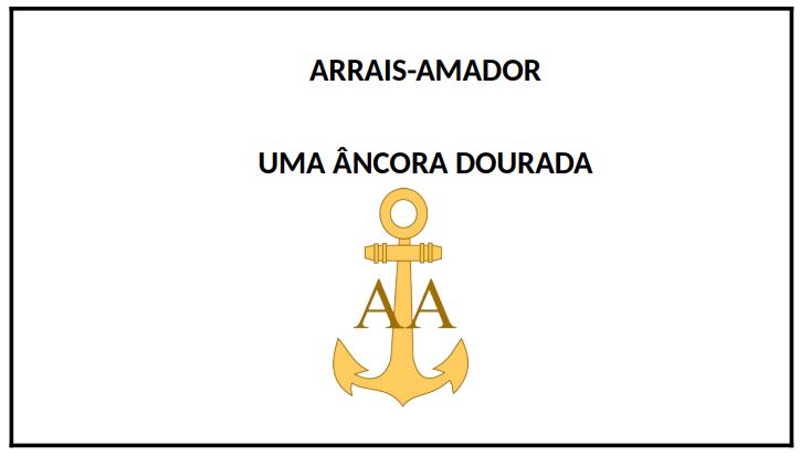 Insígnias dos Amadores. Insígnia de Arrais-Amador.