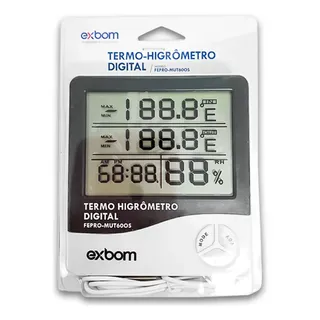 Termo-higrômetro Digital Com Sensor